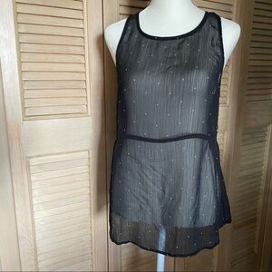 Sheer Polka Dot Tank​